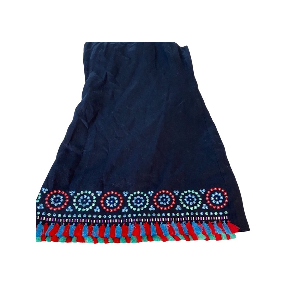 KATE SPADE
Embroidered Tassel Dress In Rich Navy (20) - Picture 5 of 6